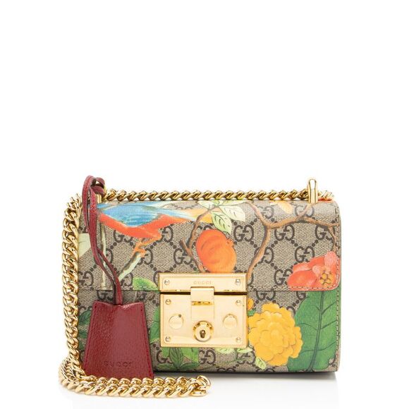 Gucci GG Supreme Tian Padlock Small Shoulder Bag - Picture 1 of 16